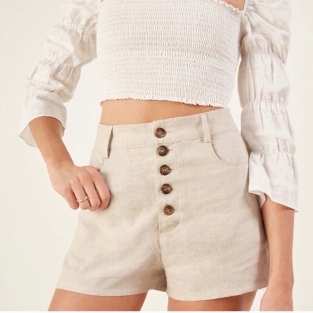 Reformation Linen Shorts - Picture 1 of 6
